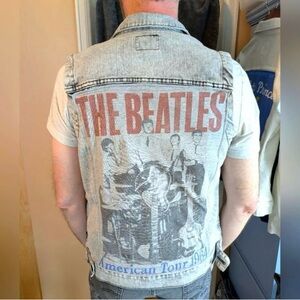 RUDE Gray Beatles Denim Vest